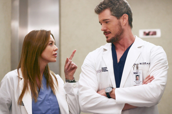 Ellen Pompeo și Eric Dane în "Grey's Anatomy"