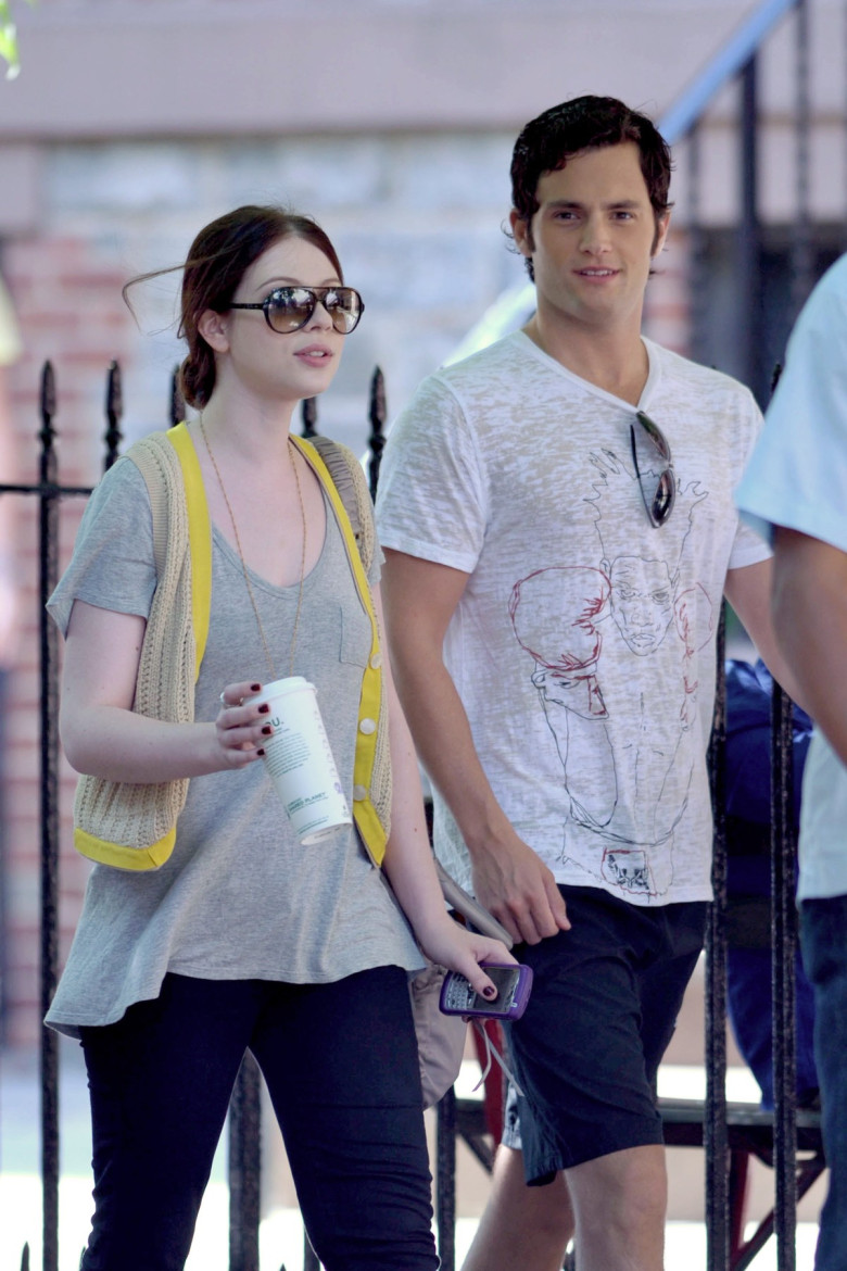 Michelle Trachtenberg și Penn Badgley