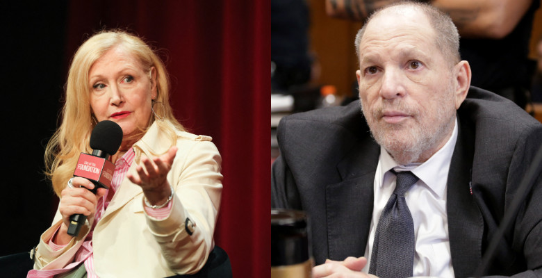 Patricia Clarkson, inspirată de o confruntare cu Harvey Weinstein să joace în filmul despre decăderea lui/ Profimedia