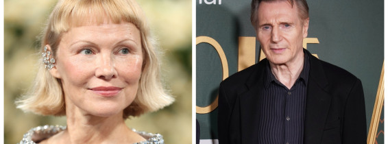 Pamela Anderson și Liam Neeson