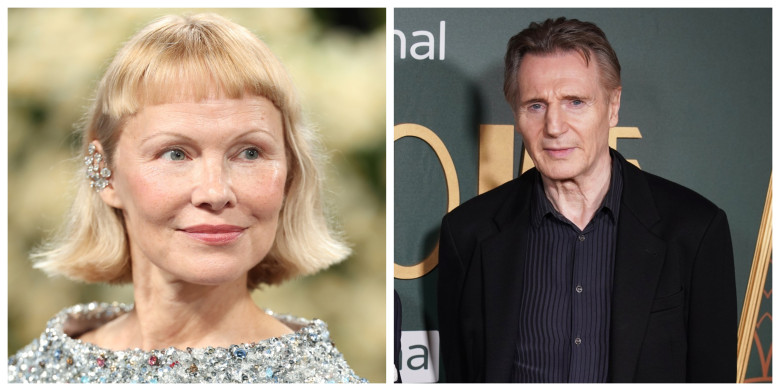 Pamela Anderson și Liam Neeson