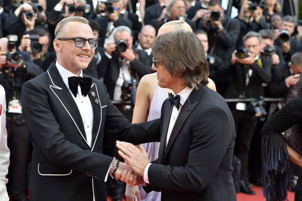 Simon Pegg și Tom Cruise