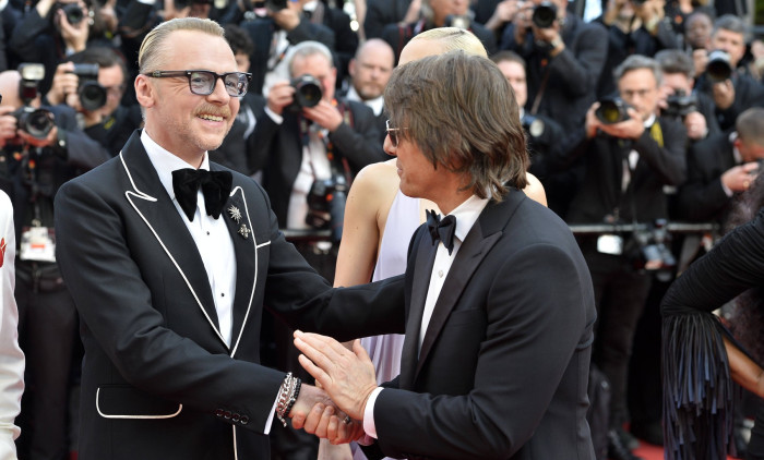 Simon Pegg și Tom Cruise