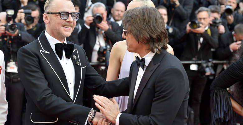 Simon Pegg și Tom Cruise