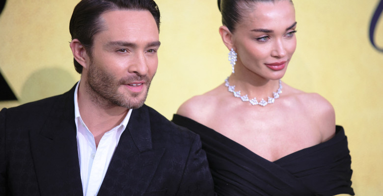 Ed Westwick și Amy Jackson/ Profimedia