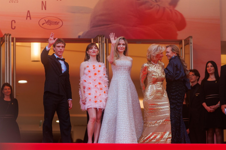 Celebrities attending the premiere of Eddington during the 78th Cannes Film Festival