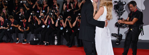 Venice, 81st Venice Film Festival 2024 - Fifth Evening. Richard Gere with his wife Alexandra on the Red Carpet