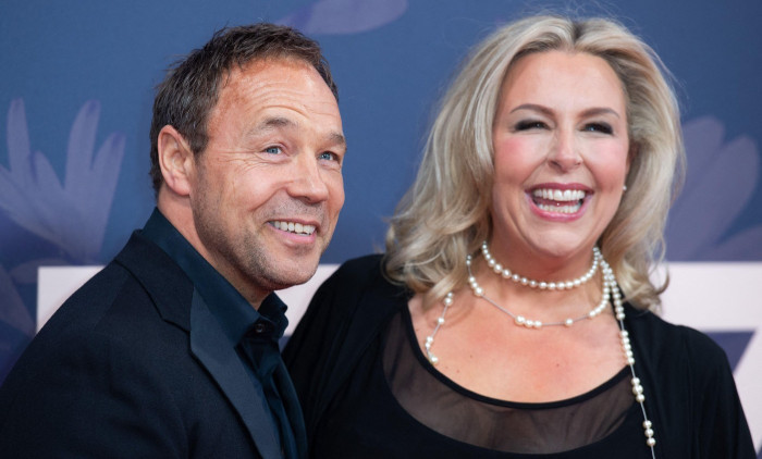 London, UK. 09th Oct, 2024. Stephen Graham and Hannah Walters attending the Blitz World Premiere during the Opening Night Gala of the 68th BFI London Film Festival at the Royal Festival Hall in London, England on October 09, 2024. Photo by Aurore Marechal