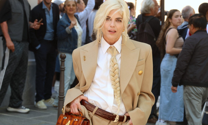 Selma Blair out in Paris