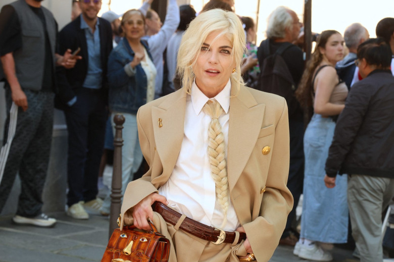 Selma Blair out in Paris