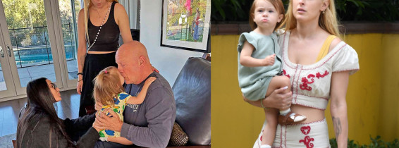 bruce willis si demi moore alaturi de fiica lor cea mare si nepotica lor