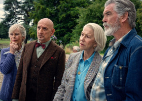 The Thursday Murder Club Celia Imrie, Ben Kingsley, Helen Mirren, Pierce Brosnan
