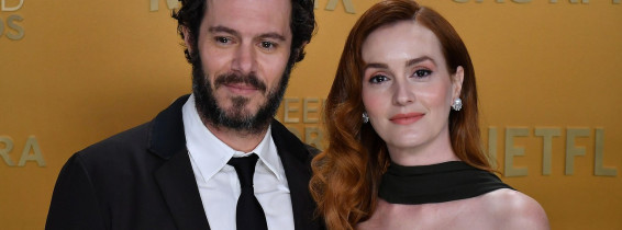 Adam Brody and Leighton Meester attend the 31st Annual Screen Actors Guild Awards at Shrine Auditorium and Expo Hall on February 23, 2025 in Los Angeles, California. Photo: C Flanigan/imageSPACE Credit: Imagespace/Alamy Live News