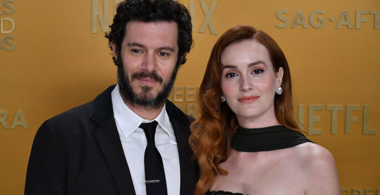 Adam Brody and Leighton Meester attend the 31st Annual Screen Actors Guild Awards at Shrine Auditorium and Expo Hall on February 23, 2025 in Los Angeles, California. Photo: C Flanigan/imageSPACE Credit: Imagespace/Alamy Live News