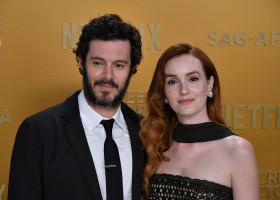 Adam Brody and Leighton Meester attend the 31st Annual Screen Actors Guild Awards at Shrine Auditorium and Expo Hall on February 23, 2025 in Los Angeles, California. Photo: C Flanigan/imageSPACE Credit: Imagespace/Alamy Live News