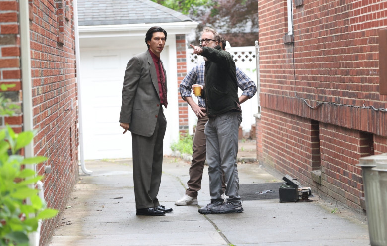 Adam Driver, Scarlett Johansson, and Miles Teller spotted filming "Paper Tiger" in Queens