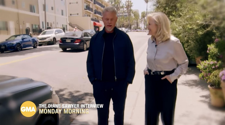 Eric Dane chokes back tears over ALS diagnosis as he sits down with Diane Sawyer for Good Morning America interview