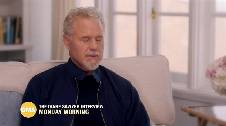 Eric Dane chokes back tears over ALS diagnosis as he sits down with Diane Sawyer for Good Morning America interview