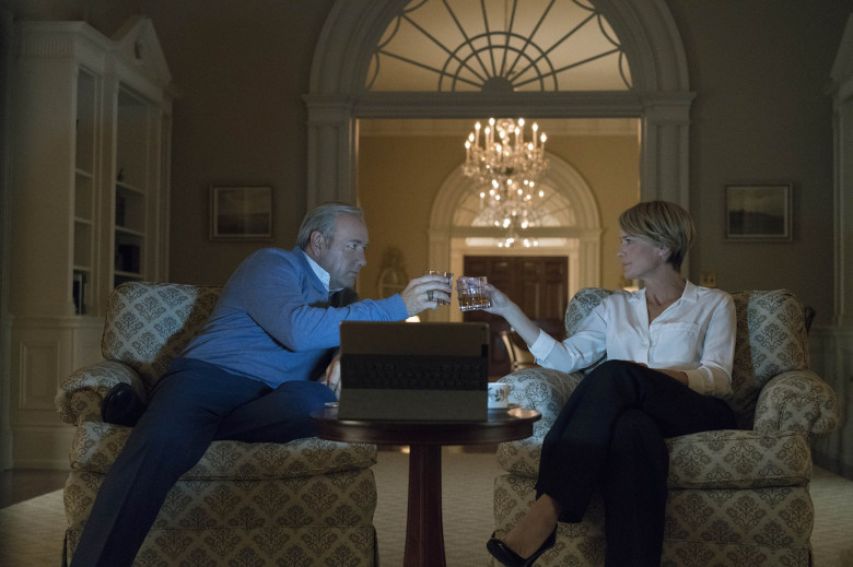 First Look at upcoming season 5 of the hit Netlfix show "House of Cards"