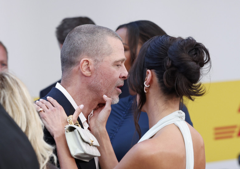 Brad Pitt și iubita lui, Ines de Ramon/ Profimedia