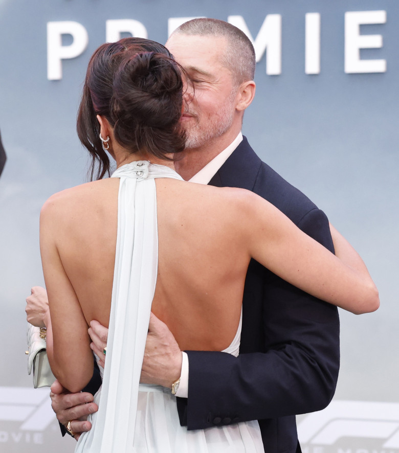 Brad Pitt și iubita lui, Ines de Ramon/ Profimedia
