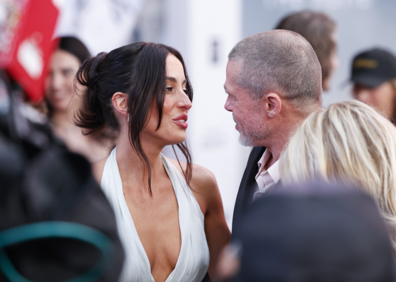 Brad Pitt și iubita lui, Ines de Ramon/ Profimedia