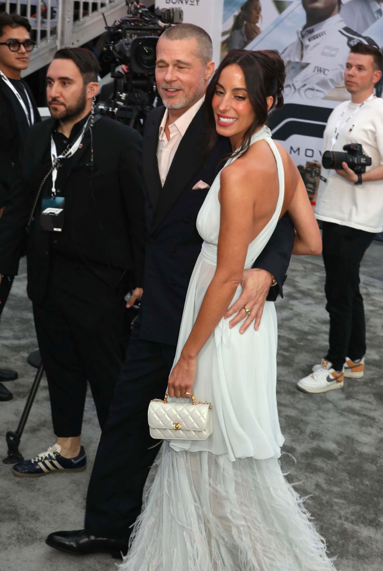 Brad Pitt și iubita lui, Ines de Ramon/ Profimedia