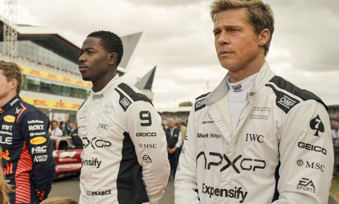 Damson Idris și Brad Pitt/ Profimedia