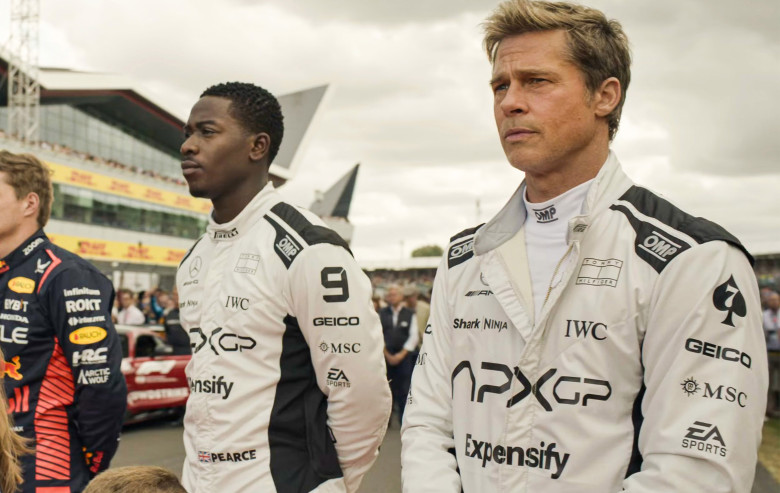 Damson Idris și Brad Pitt/ Profimedia
