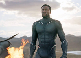 Chadwick Boseman în rolul lui &quot;Black Panther&quot;
