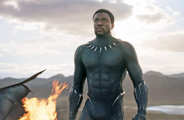 Chadwick Boseman în rolul lui "Black Panther"