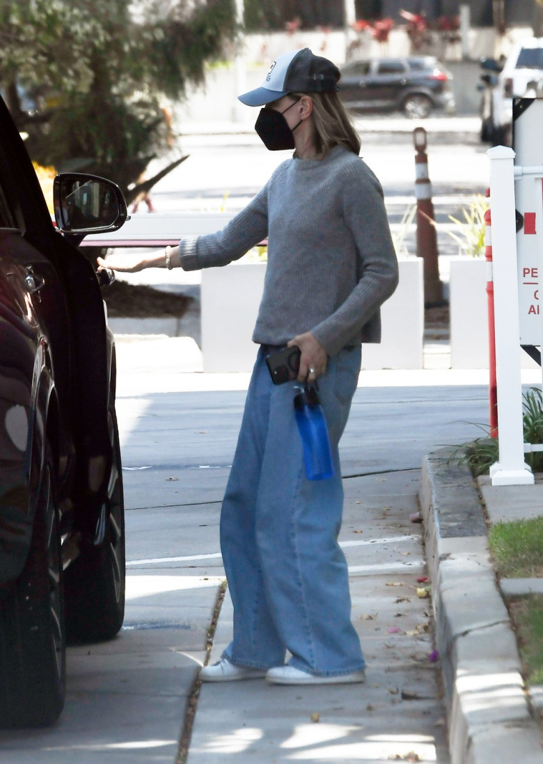 EXCLUSIVE: Calista Flockhart is Spotted Running Errands in Los Angeles