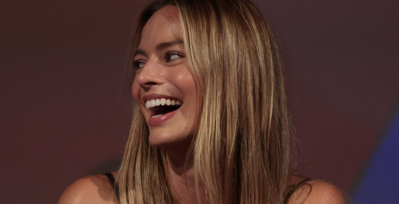 Margot Robbie at the Glastonbury Music Festival 2025