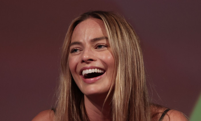 Margot Robbie at the Glastonbury Music Festival 2025