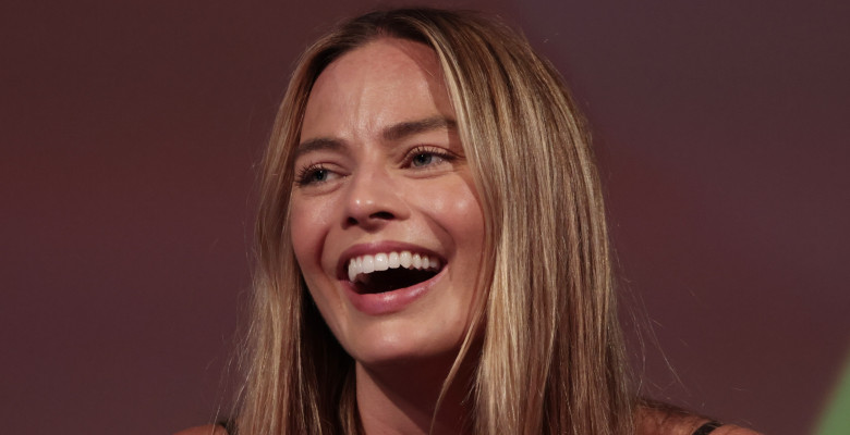 Margot Robbie at the Glastonbury Music Festival 2025