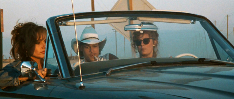 Susan Sarandon, Geena Davis și Brad Pitt în "Thelma &amp; Louise" (1991)/ Profimedia