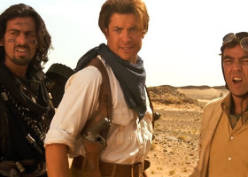 Oded Fehr, Brendan Fraser, John Hannah, în &quot;Mumia&quot;