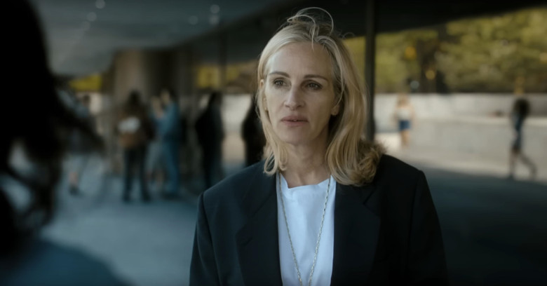 Julia Roberts goes blonde as she unravels in Luca Guadagnino’s #MeToo scandal drama After The Hunt alongside Andrew Garfield and  Ayo Edebiri