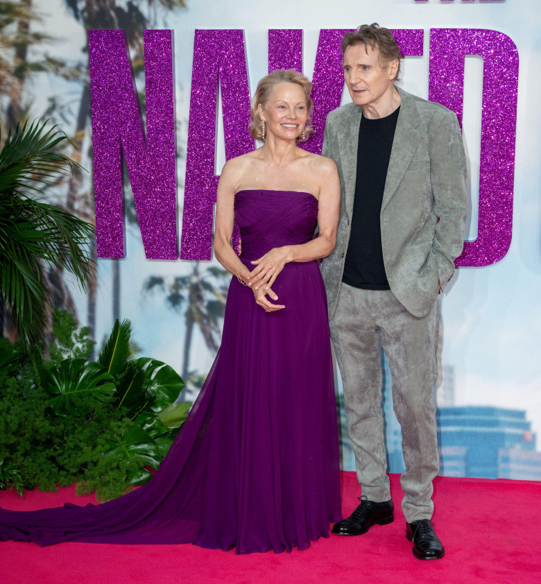 Pamela Anderson și Liam Neeson/ Profimedia