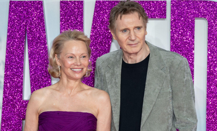 Pamela Anderson și Liam Neeson/ Profimedia