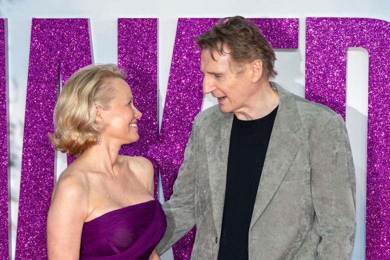 Pamela Anderson și Liam Neeson/ Profimedia