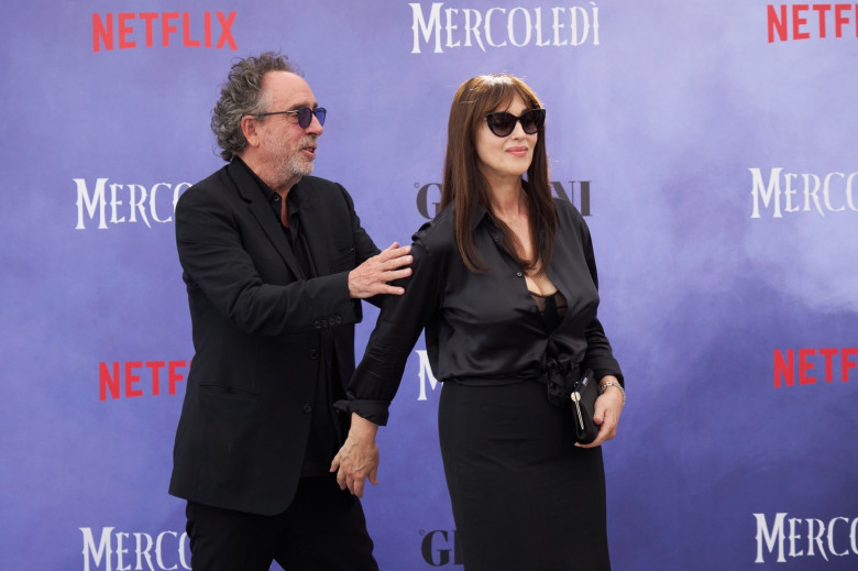 Tim Burton și Monica Bellucci