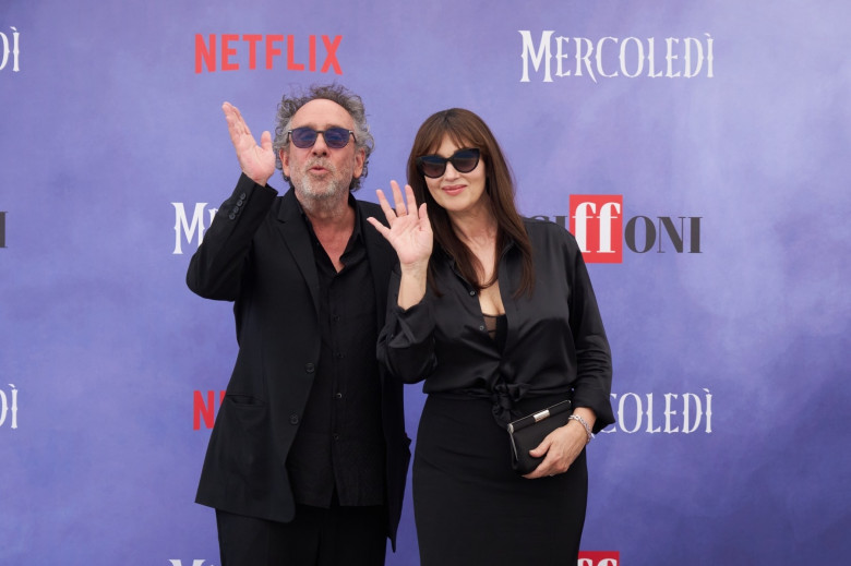 Tim Burton și Monica Bellucci
