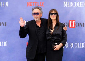 Tim Burton și Monica Bellucci