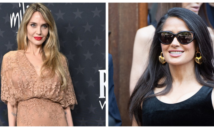 Angelina Jolie și Salma Hayek (1)