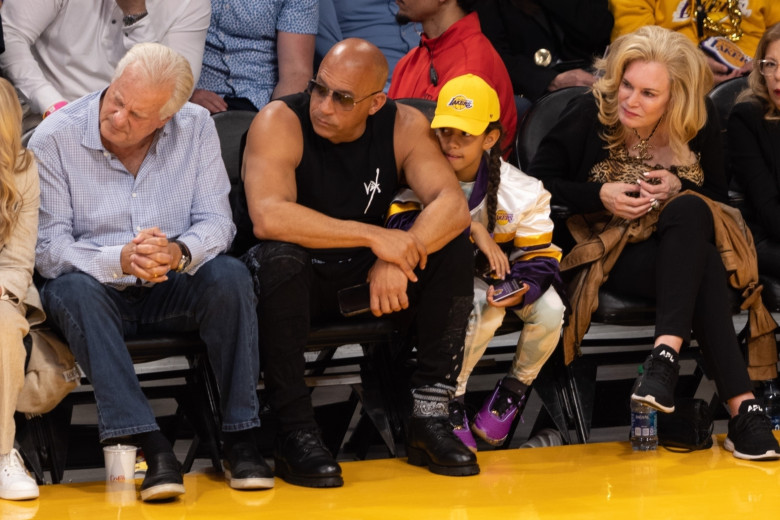 Vin Diesel, alături de copiii lui/ Profimedia