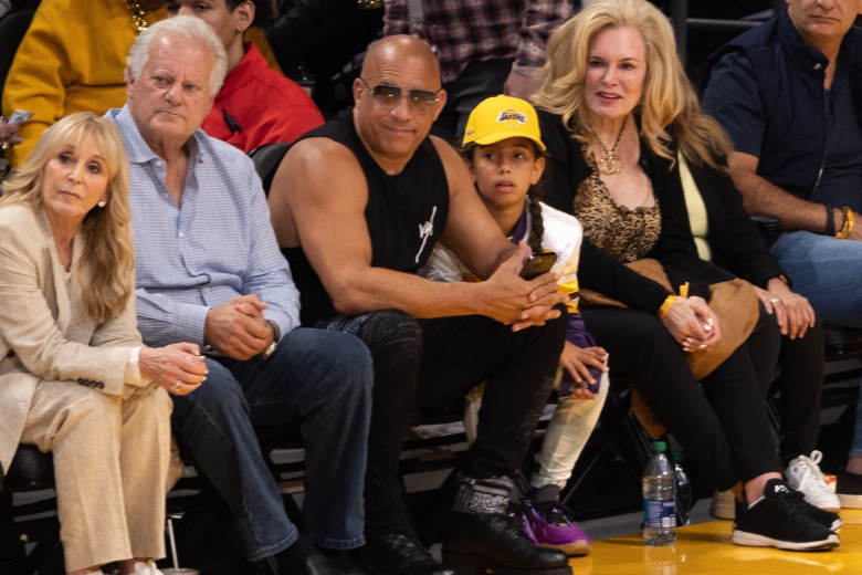 Vin Diesel, alături de copiii lui/ Profimedia