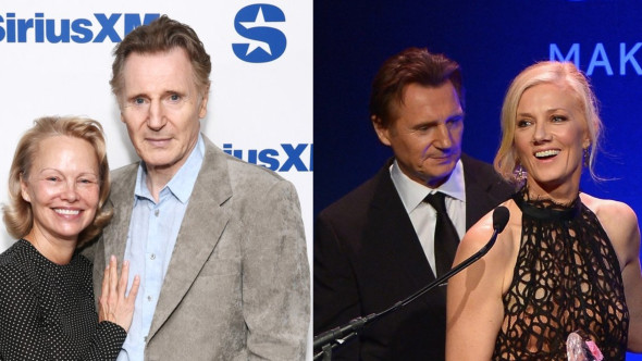 Fosta cumnată a lui Liam Neeson, reacție la relația cu Pamela Anderson. Sora ei a murit în 2009, iar actorul n-a mai iubit de atunci