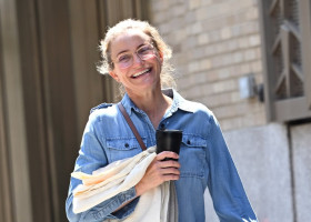 EXCLUSIVE Cameron Diaz Rocks Double Denim In New York