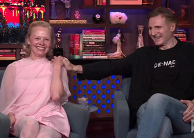 Liam Neeson și Pamela Anderson/ Profimedia